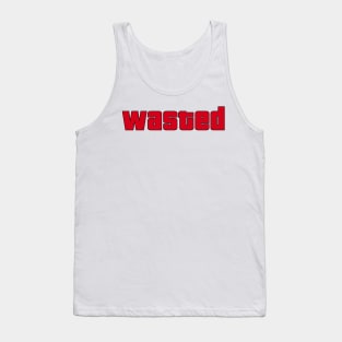 wasted driving game gaming meme Tank Top